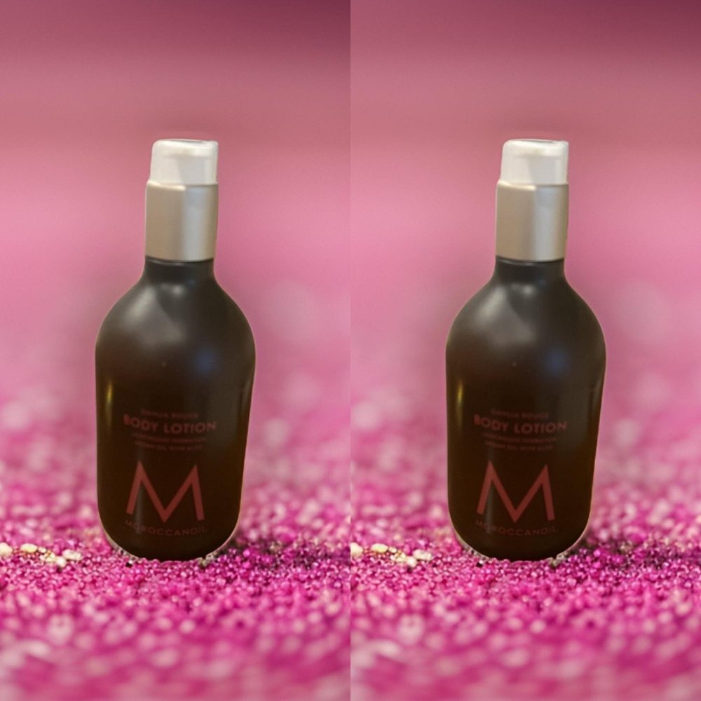 Moroccanoil Dahlia Rouge Body Care Set Lotion 12.2 OZ- 2 UNITS